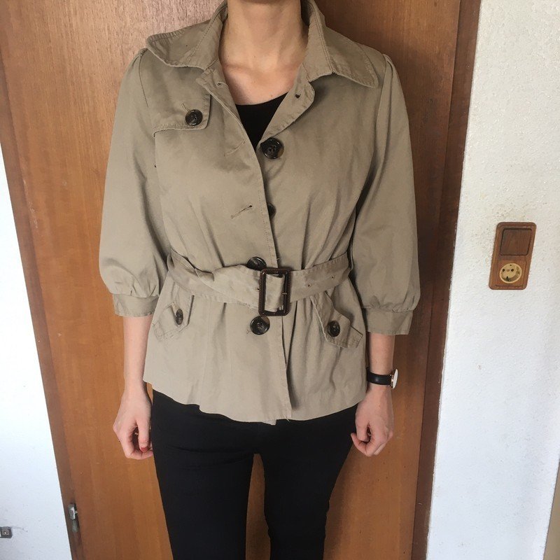 Beige Frühlingsjacke aus Baumwolle *Mengenrabatt*