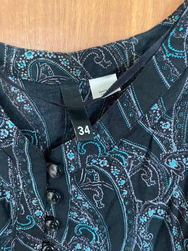 Gemustertes Blusenkleid/Longbluse *Mengenrabatt*