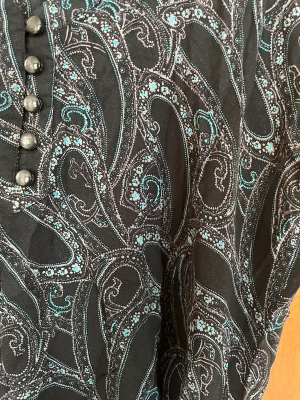 Gemustertes Blusenkleid/Longbluse *Mengenrabatt*