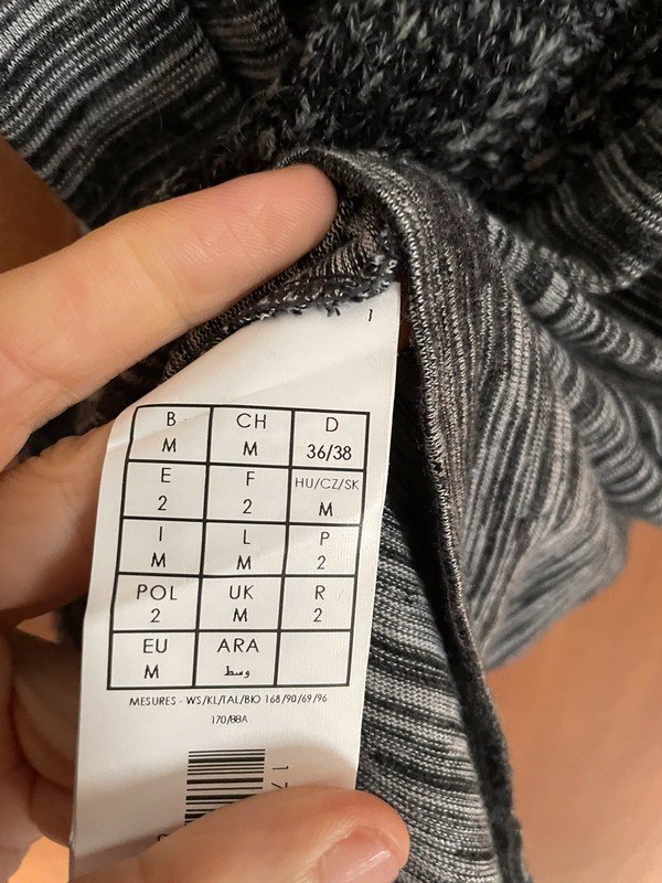 grau gemusterter Pullover in Gr. 36/38 von Promod *Mengenrabatt*