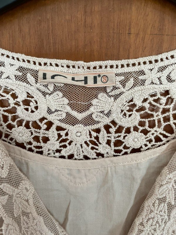 Beiges Spitzenkleid/Tunika *Mengenrabatt*