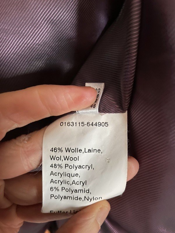 Schwarze Wolljacke (Teddyjacke) in Gr.46 *Mengenrabatt*