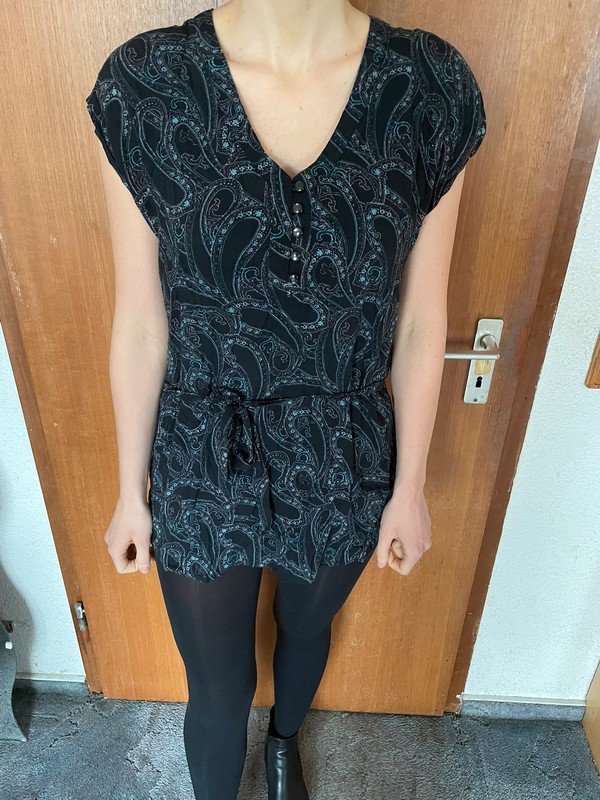 Gemustertes Blusenkleid/Longbluse *Mengenrabatt*