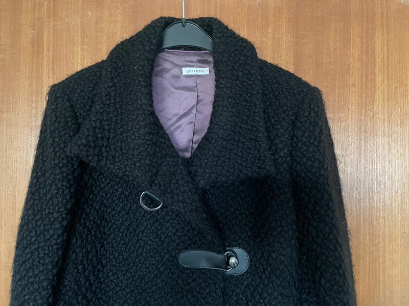 Schwarze Wolljacke (Teddyjacke) in Gr.46 *Mengenrabatt*