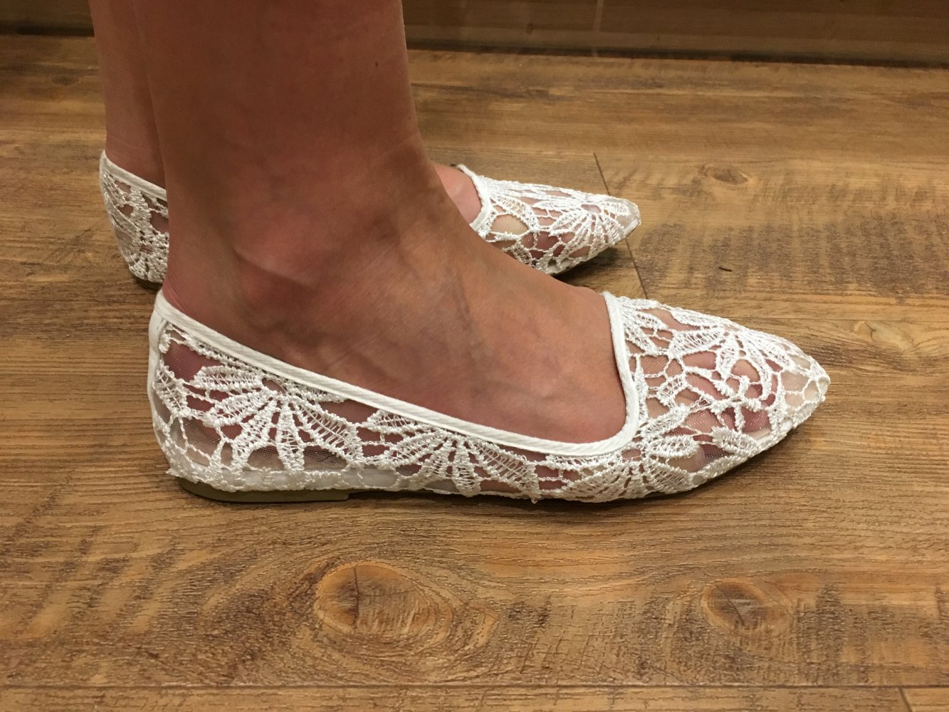 Spitzen Ballerina, neu, Größe 41