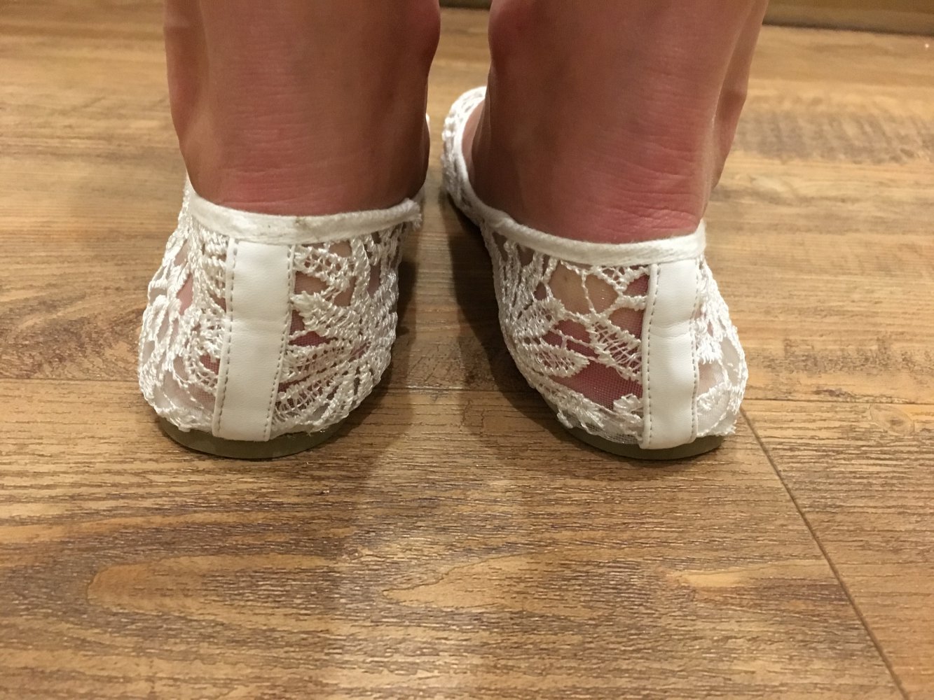 Spitzen Ballerina, neu, Größe 41