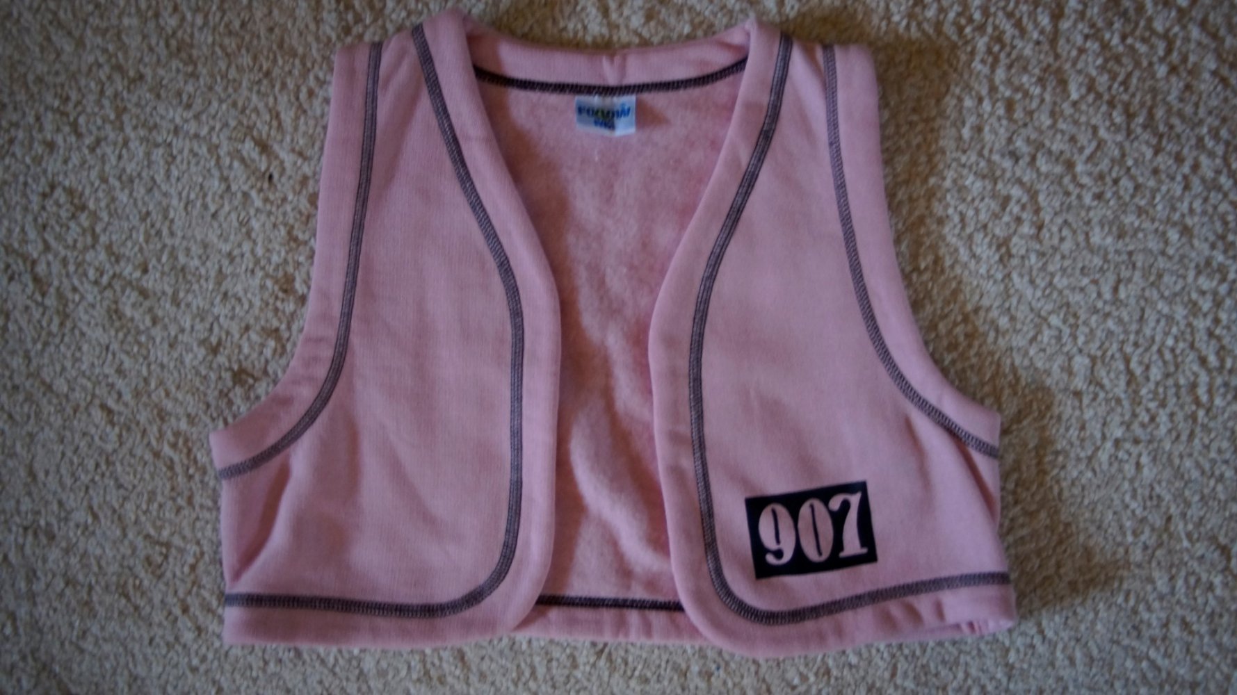 #Weste, Gr. 140/146, #rosa, #innen angeraut, #hochwertig