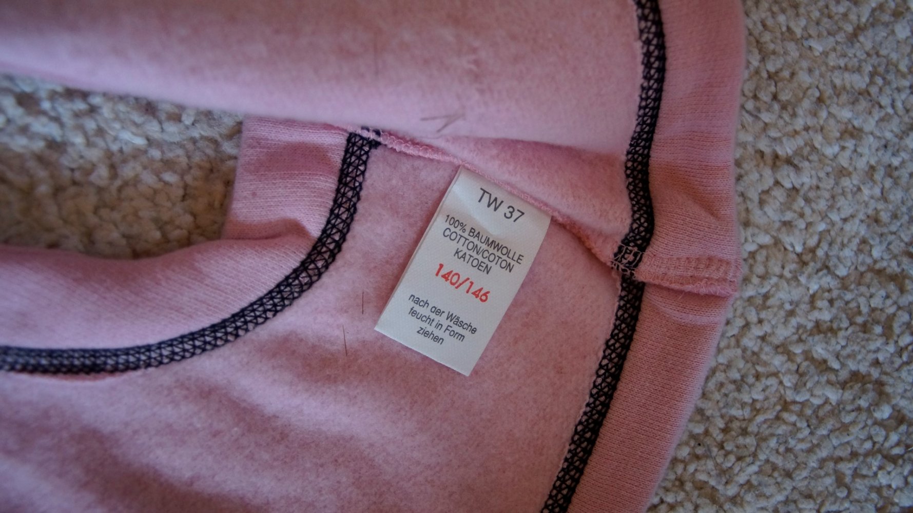 #Weste, Gr. 140/146, #rosa, #innen angeraut, #hochwertig