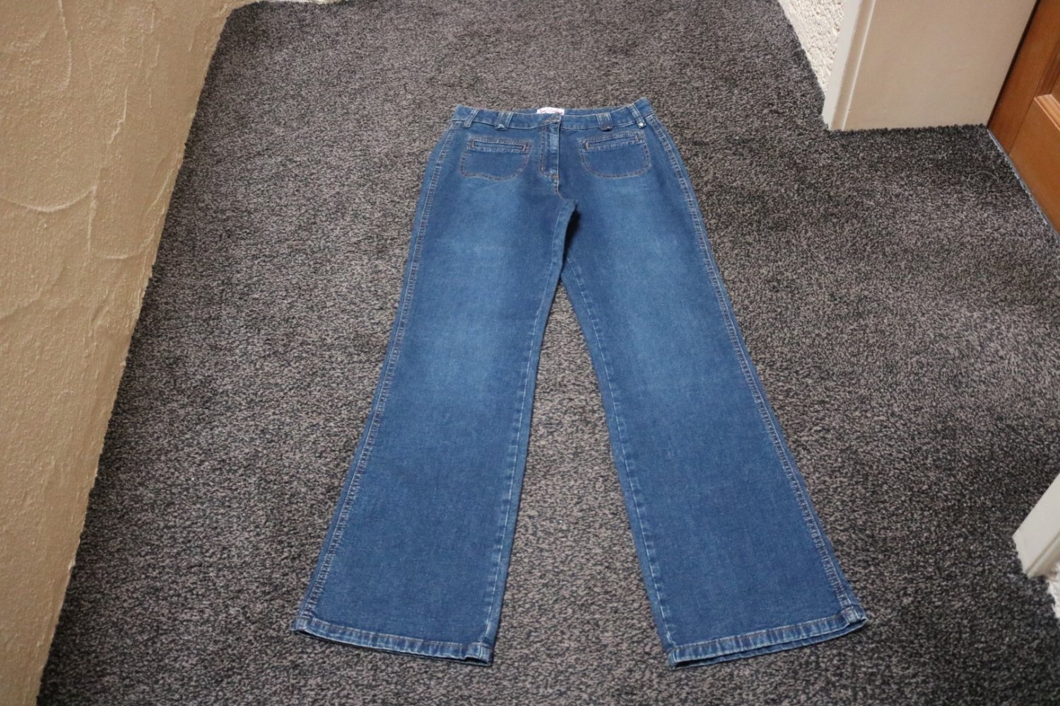 #Jeans, Gr. 38, #dunkelblau, #L.O.X., #hochwertig, #High Waist - wie neu
