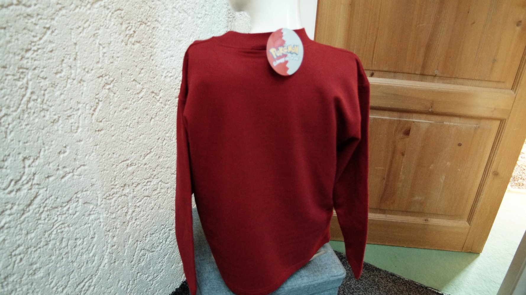 #Sweatshirt, Gr. 140, #rot, #Pokemon-Print, #Nintendo