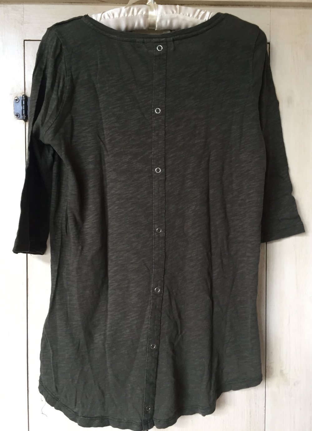 Only Vokuhila Tol-Dos Button Top Gr.XS grün / khaki