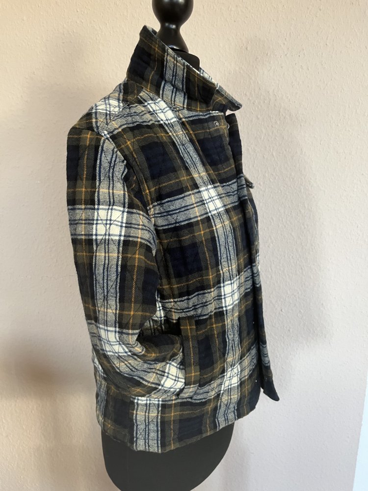 Zara wattierte Holzfäller Hemd Jacke Gr.128 mit Druckknöpfen