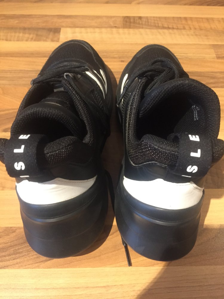 Sisley Sneakers S68 Bootie Turnschuhe Gr.42 schwarz weiß Neu und ungetragen