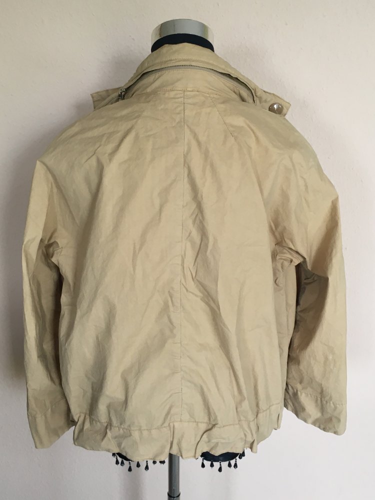 Replay Windbreaker Regen Cargo Jacke mit Kapuze Gr.S Wüstensand