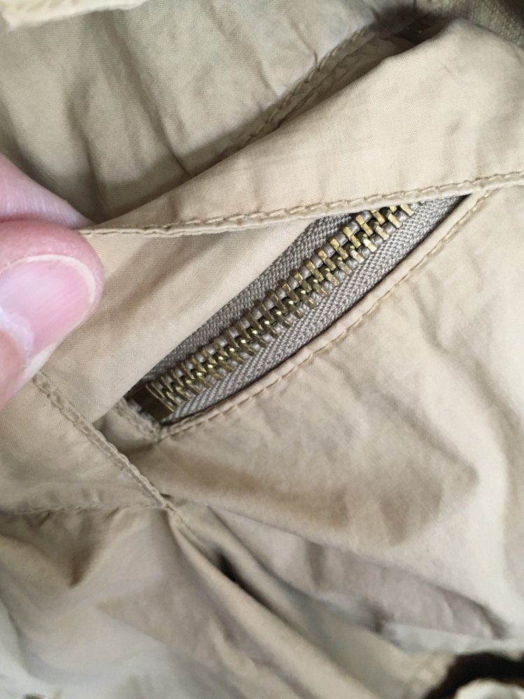 Replay Windbreaker Regen Cargo Jacke mit Kapuze Gr.S Wüstensand