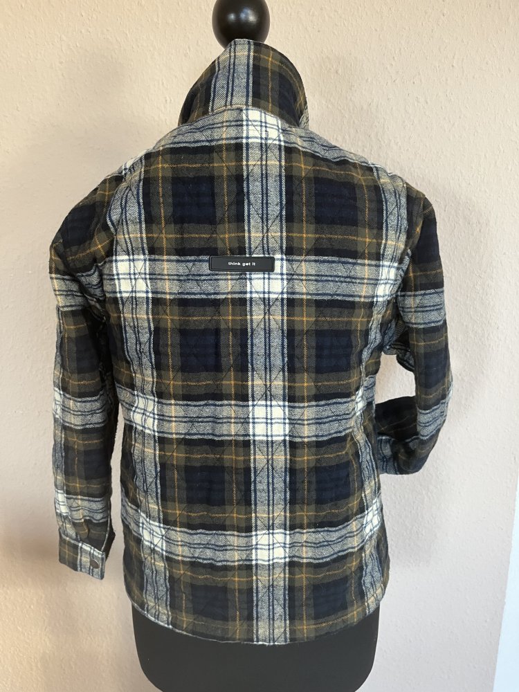 Zara wattierte Holzfäller Hemd Jacke Gr.128 mit Druckknöpfen