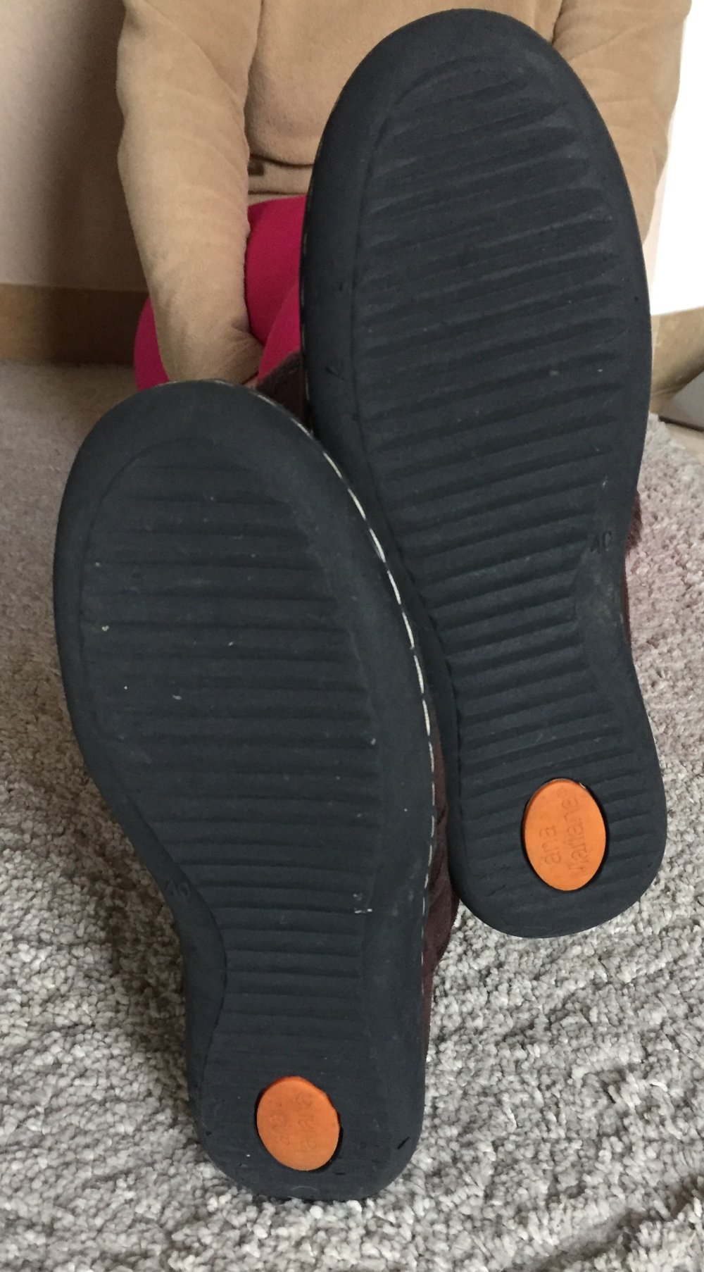 Ana Mariana Pull on Winter Boots Gr.40 braun mit Kunstfell Booties