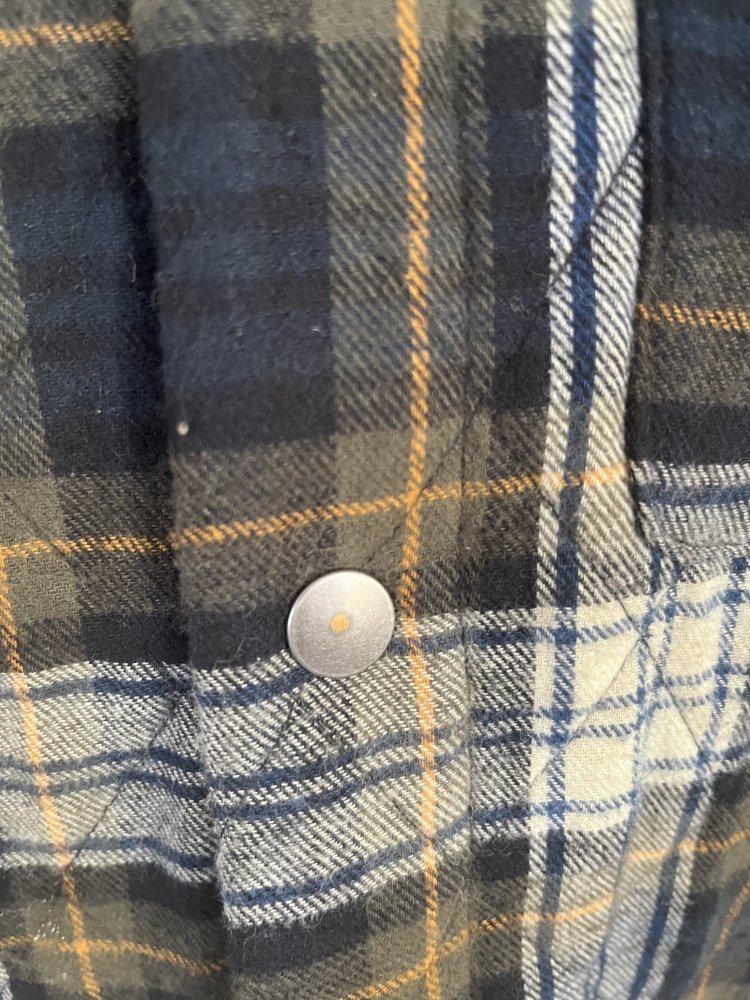 Zara wattierte Holzfäller Hemd Jacke Gr.128 mit Druckknöpfen