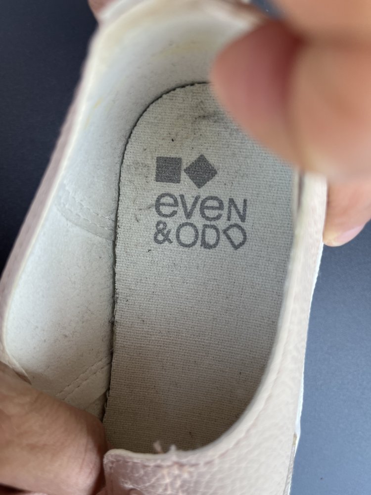 Even & Odd Kunstleder Sneaker Gr.38 Pastell Rose