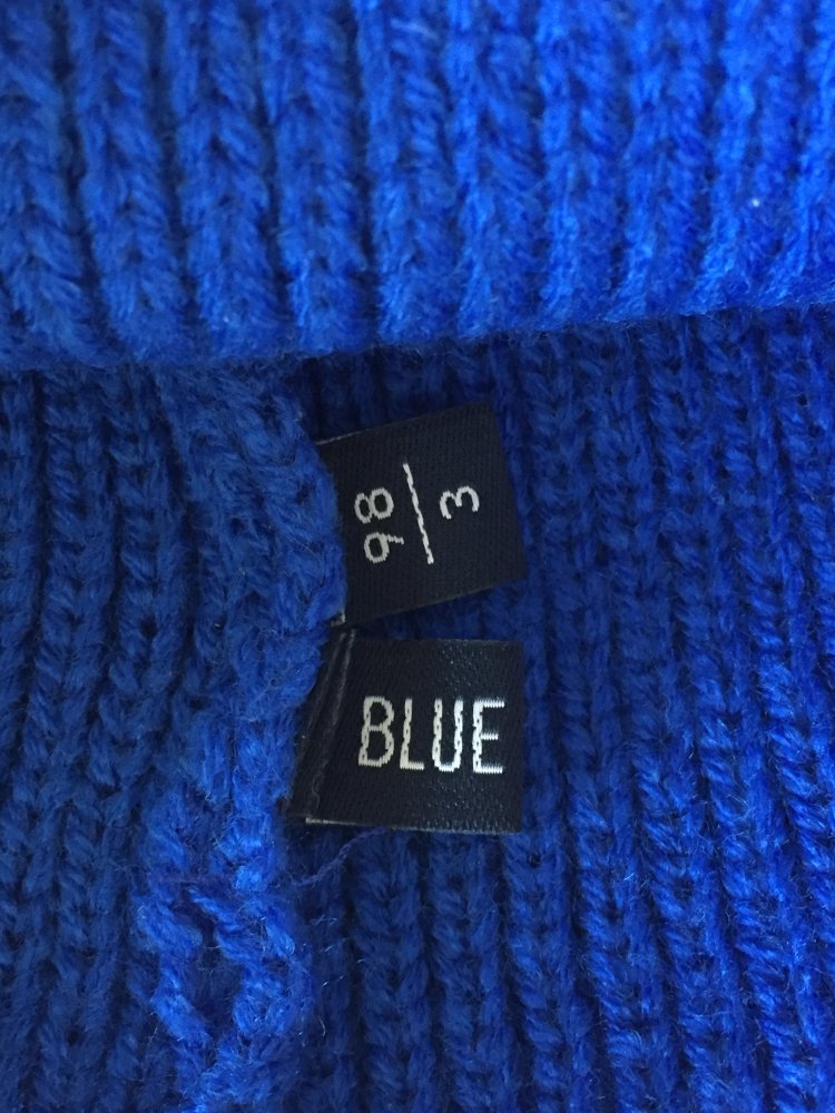 2 Kinder Mützen Pursal, Döll, Blue plus Strickschal