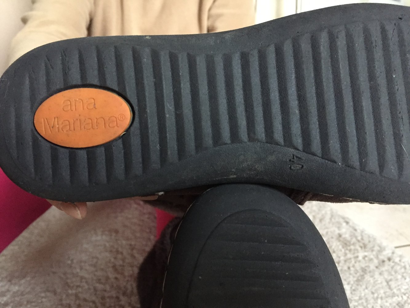 Ana Mariana Pull on Winter Boots Gr.40 braun mit Kunstfell Booties