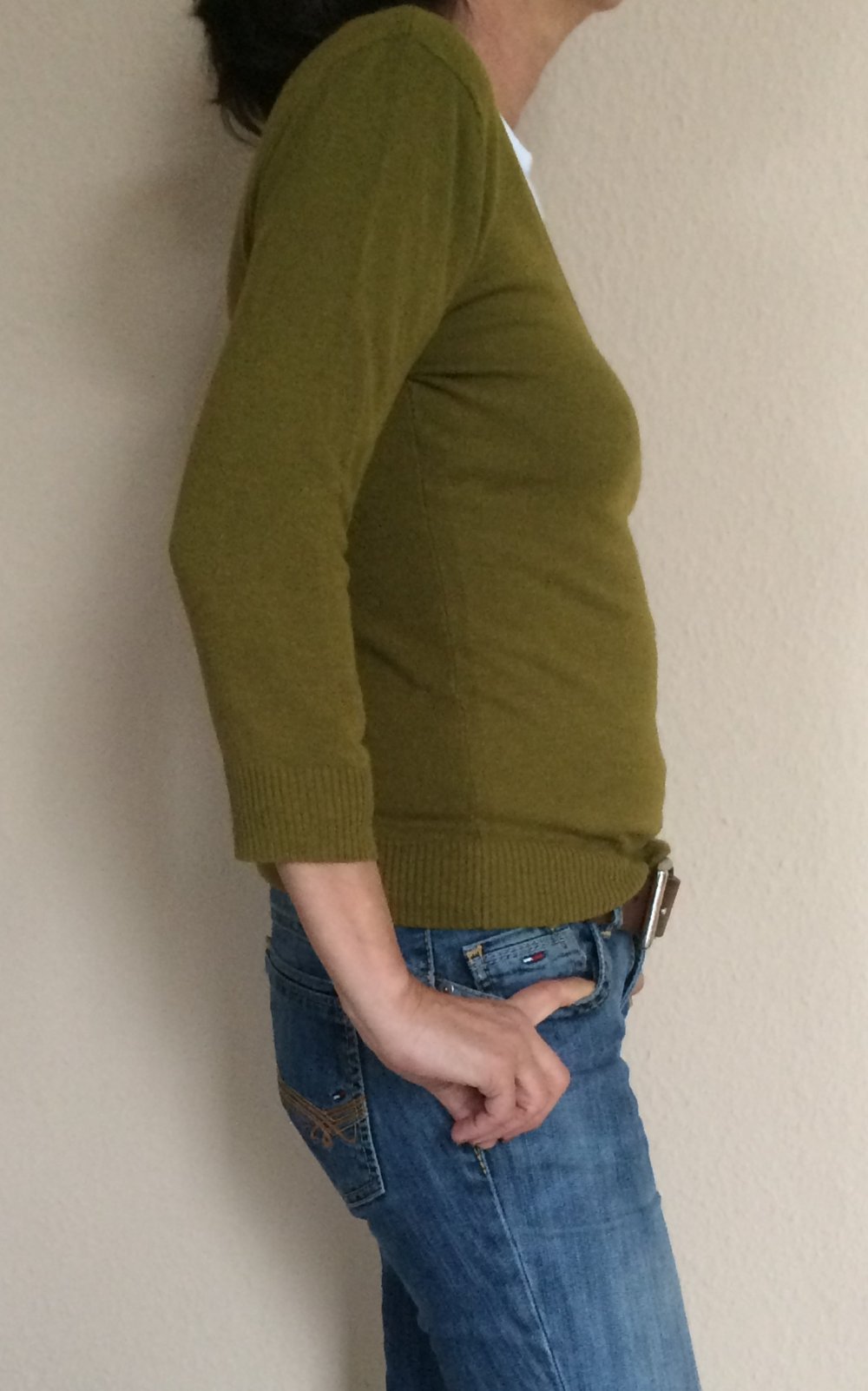 2 H&M Retro Pullover Feinstrick Gr.M Khaki + Orange