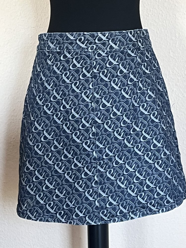 C&A Jeans Kostüm aus Bolero Jacke und passendem Rock Gr.M, Designed mit einem 