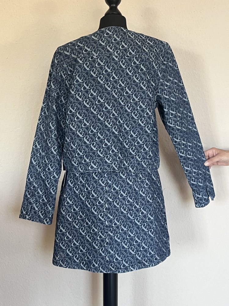 C&A Jeans Kostüm aus Bolero Jacke und passendem Rock Gr.M, Designed mit einem 