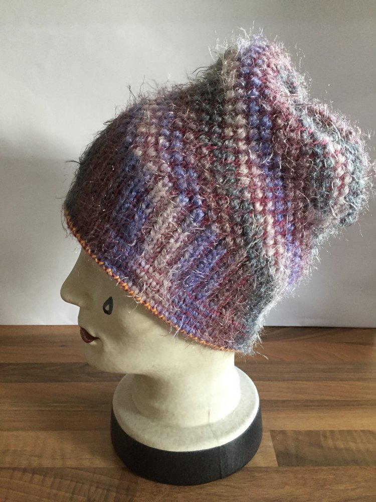 3 in 1 warme Winter Wendemütze mit tollem Farbverlauf
