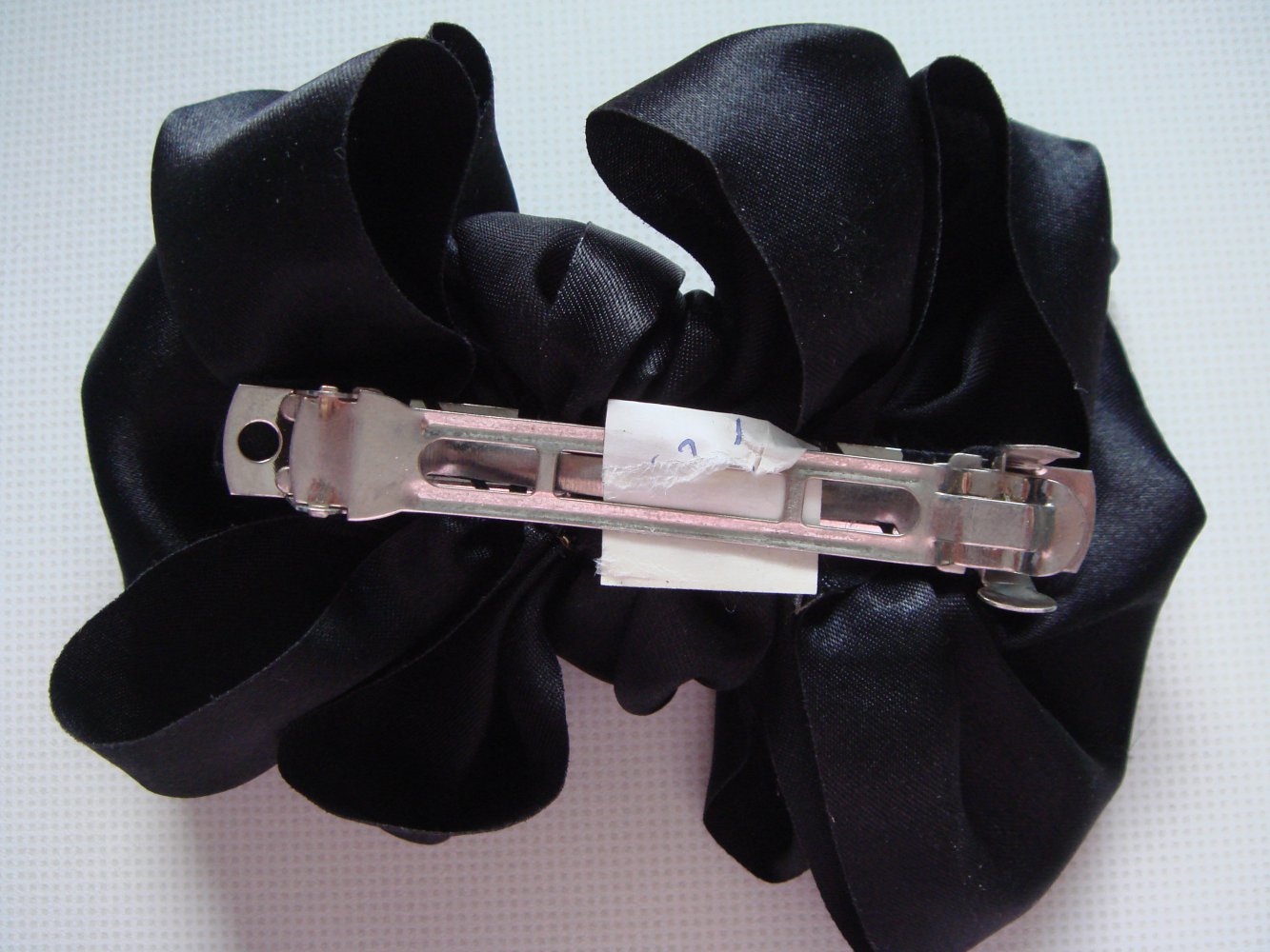 Vintage - Haarspange sehr groß - 17 cm lang - Schleife braun Spange 