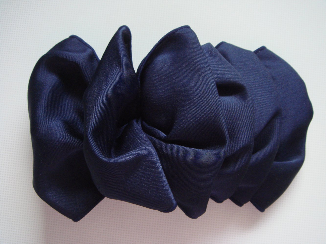 Vintage - Haarspange sehr groß - 15 cm lang - Schleife schwarz Spange 