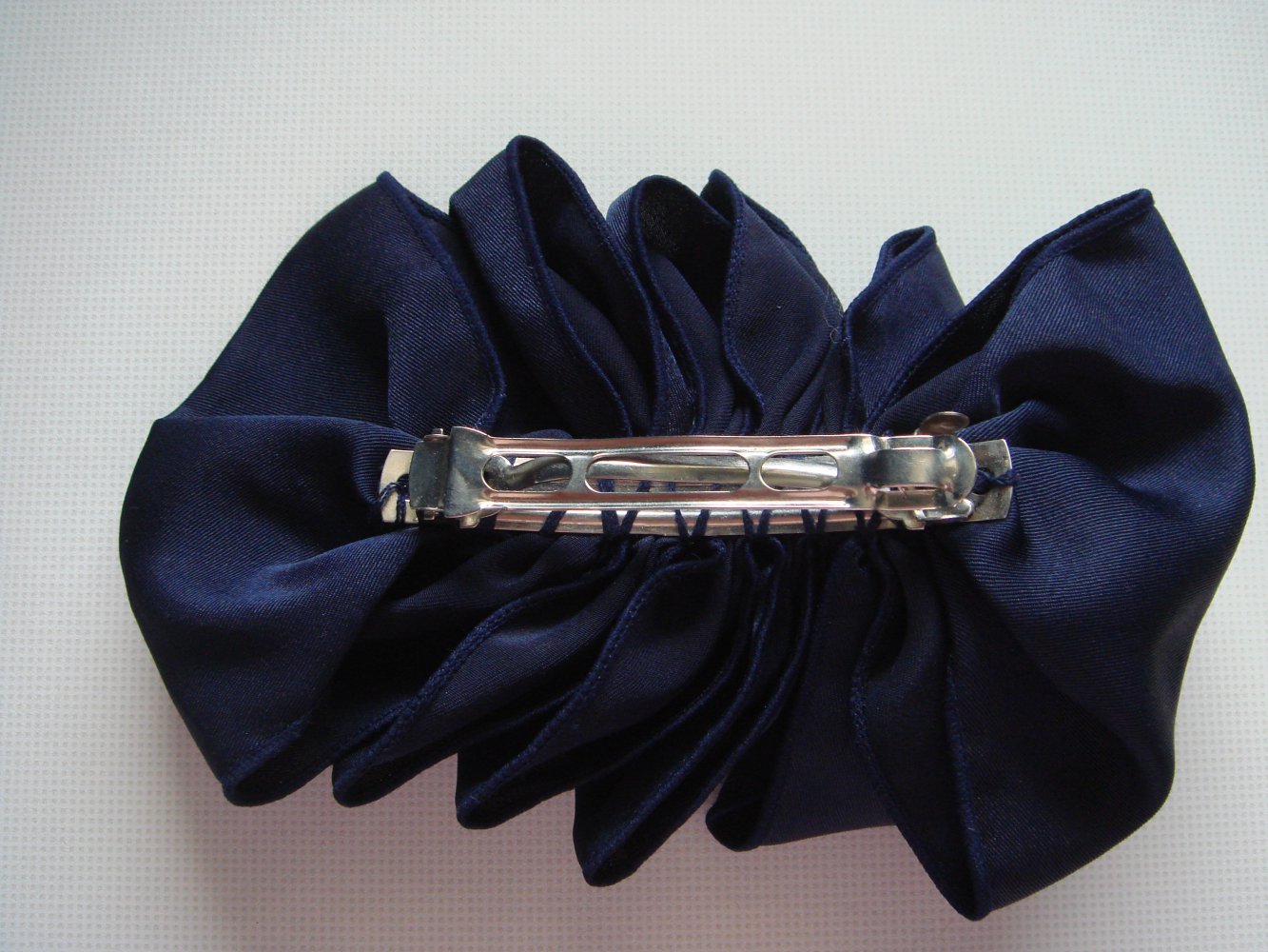 Vintage - Haarspange sehr groß - 15 cm lang - Schleife schwarz Spange 