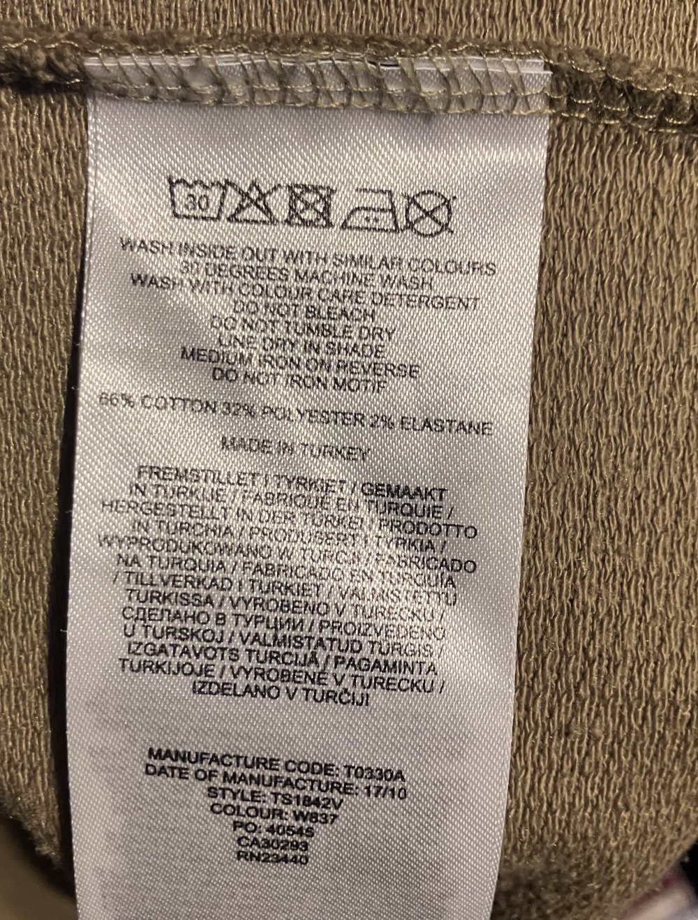 Lyle&Scott Polo T-Shirt | Gr.M | khaki