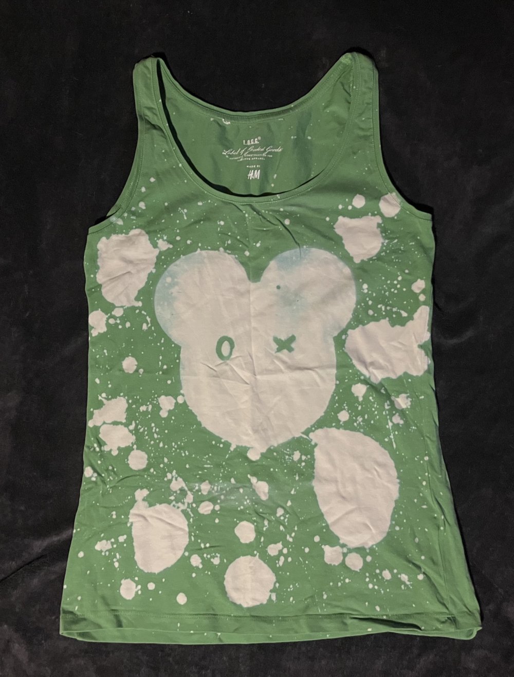 Tanktop mit Acid Bleach | Gr.M/L | Deadmaus Style
