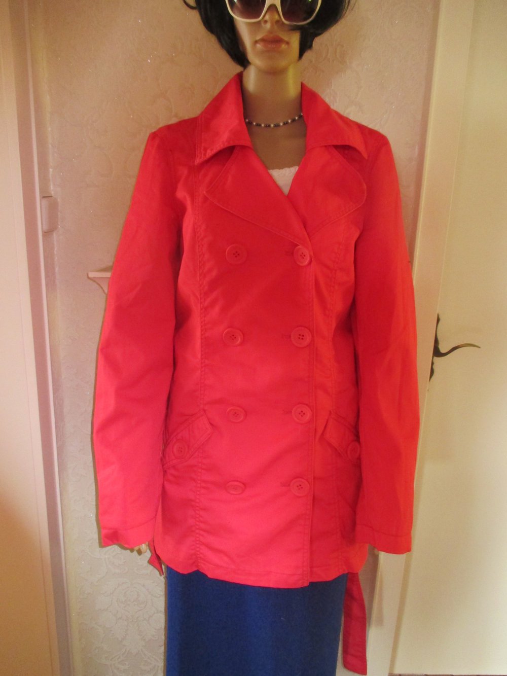   NEU * Klassisch * Sommer * Übergangs * Allwetter * Trench- Coat * Long- Jacke * Kurz- Mantel 