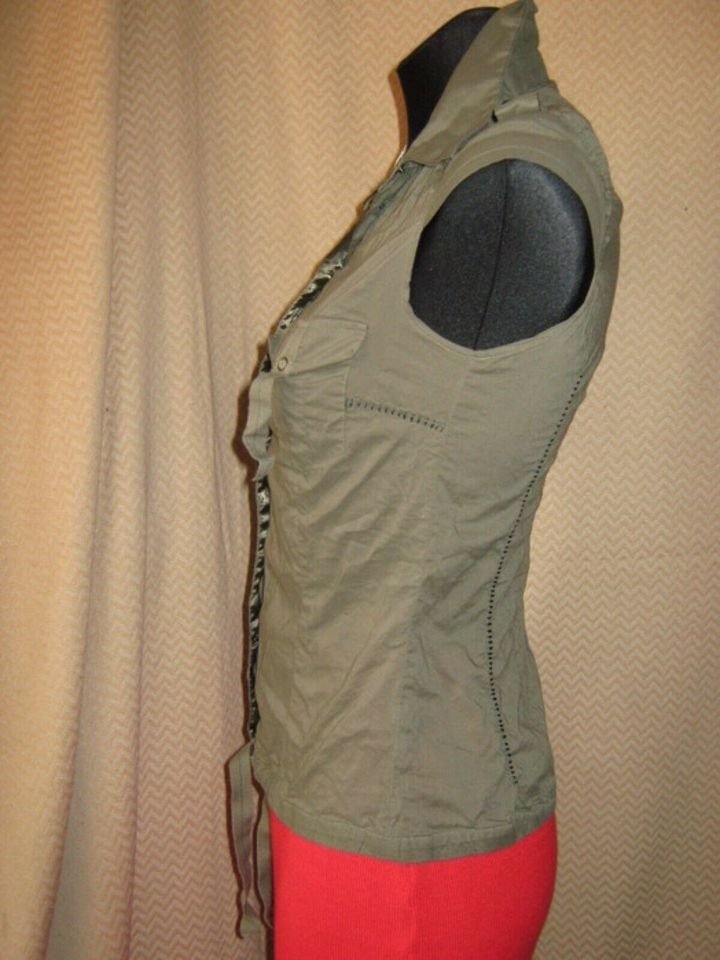 NEU * Sexy * Original VINTAGE * Retro- Style * Hemd- Bluse ohne Arm 