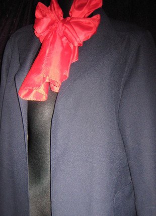 Original VINTAGE * Maritim * Sailor * Navy * Marine- Style * DESIGNER * Boyfriend * Kostüm * Hosen- Anzug * BLAZER * Gr. 40- 42/ M * dunkel- blau *