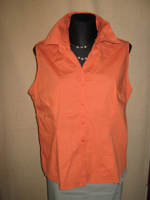 NEU * Stylisch * Original VINTAGE * 50er Jahre * Rockabilly Look * Hemd- Bluse ohne Arm 