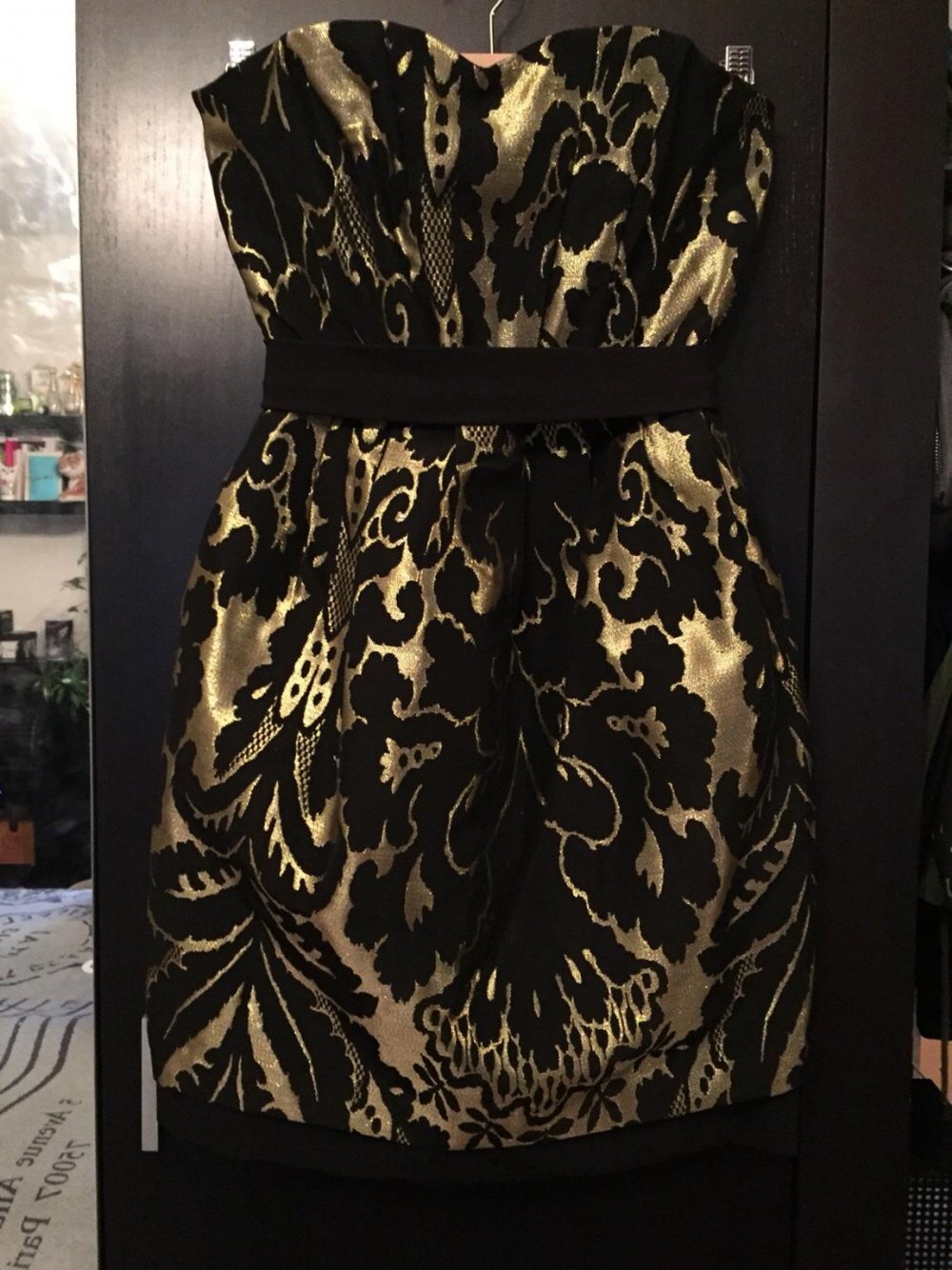 NEU mit ETIKETT * 60er Jahre * Retro Style * Cocktail * Party * Brokat * Bustier * Mini- Kleid 