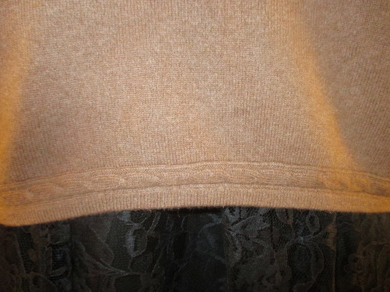 NEUw * Klassisch * Cahsmeré * DESIGNER * Feinstrick * Long PULLOVER * Mini KLEID * Oversize * Gr. 40- 42, 44/ M- L * rosenholz * milchkafee *