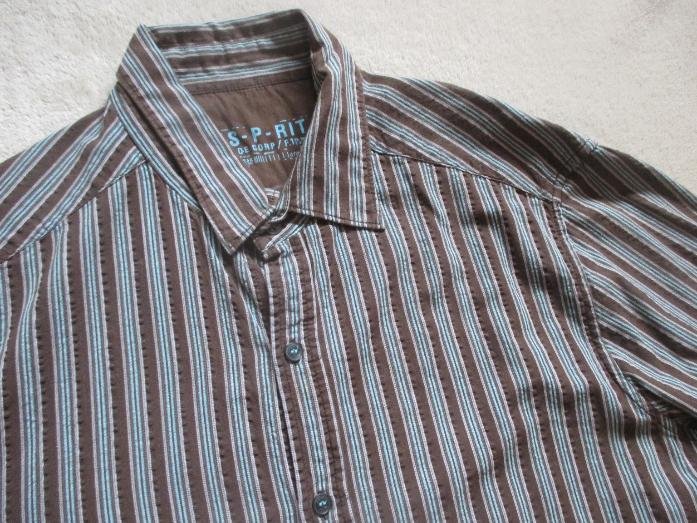 NEU * Sportiv * Business * Freizeit * Seersuker * Streifen * Kurzarm * Hemd 