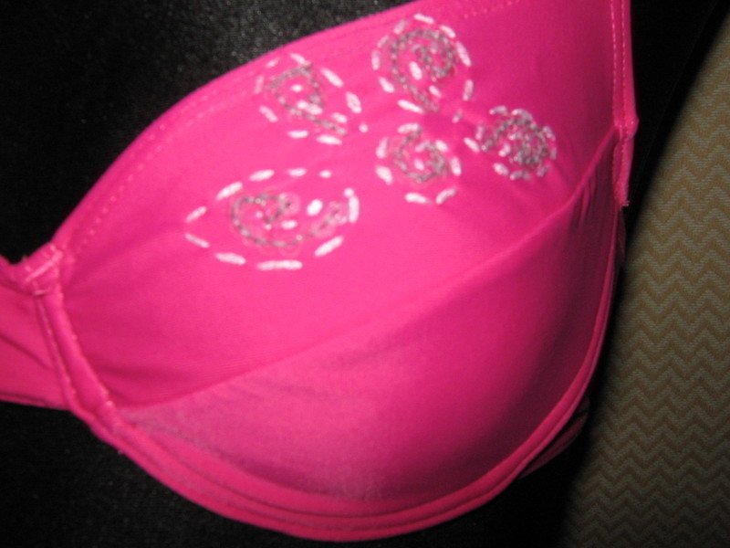 NEU * Sexy * ausgefallen * Hippie * Coachella * Festival- Look * Glitzer * Pailletten * Blumen * Blüten * Flower- Power * Stickerei * Bügel * Bikini ''H&M'' LTdE * Gr. 36/ S * pink * 