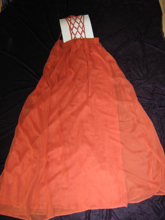 NEU * Sexy * edel * Seiden- Chiffon * Abend * Ausgeh * Träger- Kleid 