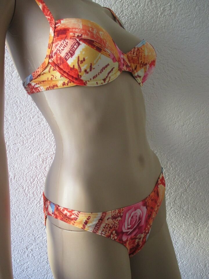 NEU * ungetragen * Rosen Romantik * Bügel * Neckholder * Bikini 