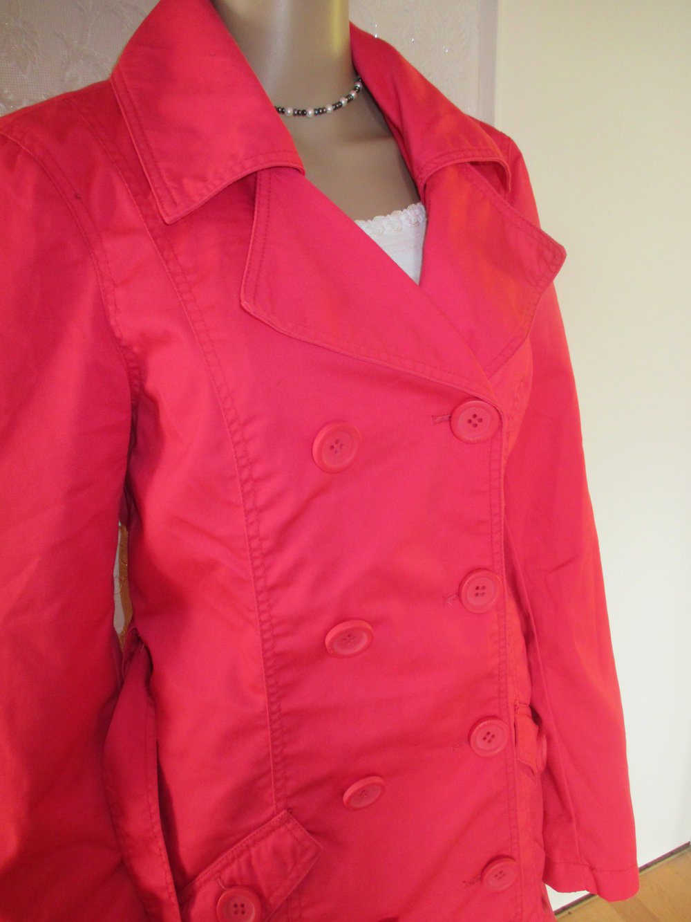   NEU * Klassisch * Sommer * Übergangs * Allwetter * Trench- Coat * Long- Jacke * Kurz- Mantel 