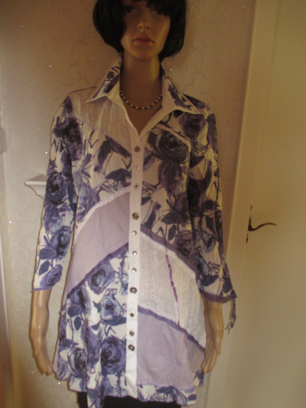 NEU mit ETIKETTEN * Rosen Romantik- Style * Piraten Look * Crinkel * Long * Hemd- Bluse * Tunika 