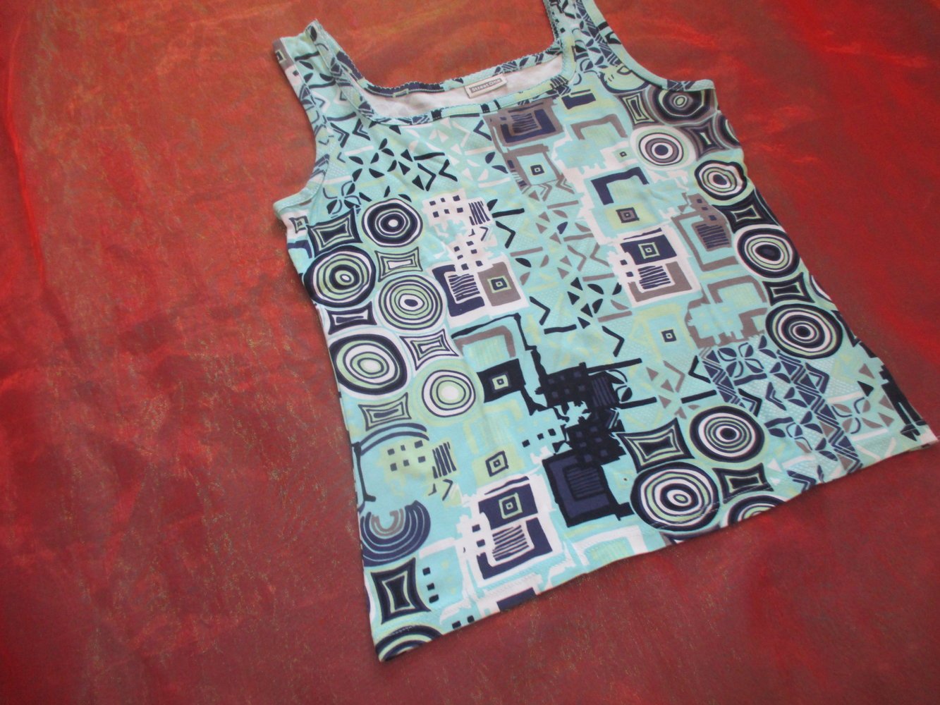 NEU * Grafik *. Boho * Ethno- Print * Träger * Tank * Top T- Shirt 