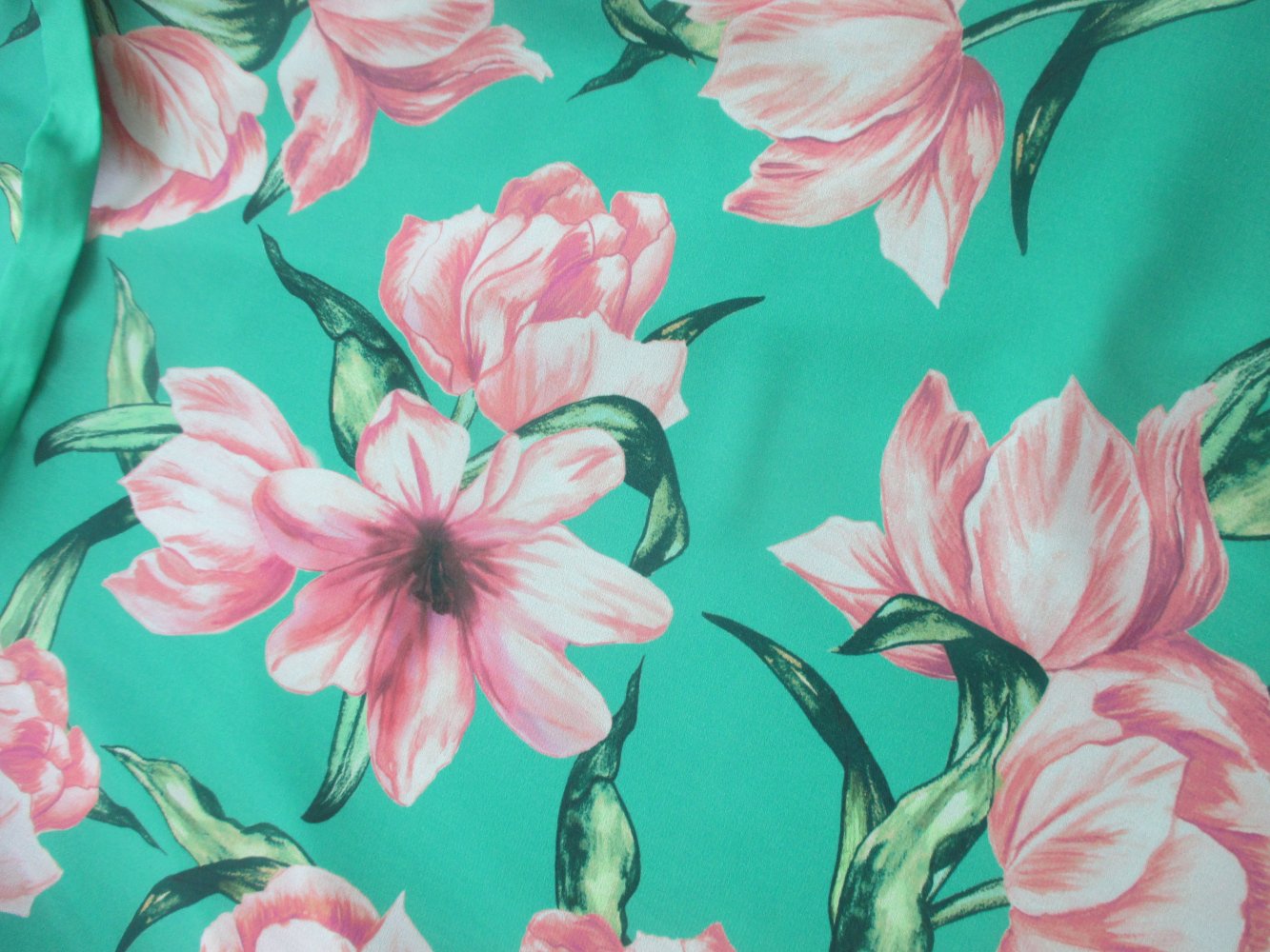 NEU * Blumen * Blüten* Flower Power * Seiden- Chiffon * Anlass * Cocktail * A-Linie * Midi * Träger- Kleid 