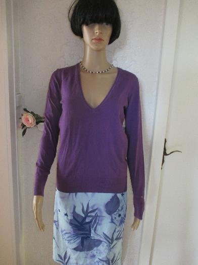  NEU * Edel * klassisch * V- Ausschnitt * Feinstrick * Pullover 