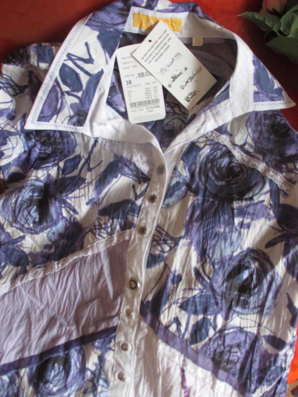 NEU mit ETIKETTEN * Rosen Romantik- Style * Piraten Look * Crinkel * Long * Hemd- Bluse * Tunika 